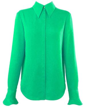 Arto. Be Bright & Excited Cuff Shirt - Green
