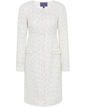 Alie Street London Josie Coat Ivory Ice Boucle - White
