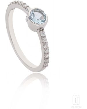 The Jewelz Aqua Innes Brilliant 925 Ring - White