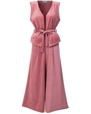 LA FEMME MIMI Set Vest And Pants - Purple
