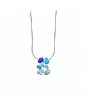 Joidart Plated Necklace With Pendant Gaudí Jewellery - Blue
