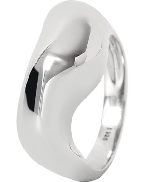 Neola Design Sterling Molten Ring Amorphus - Metallic