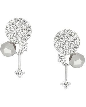 AWNL Dark Sky Park Sterling Ear Studs - Metallic