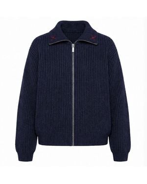 Ren Cordeza The Sloe Zip Sweater - Blue