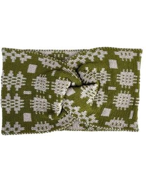 Mabli Neutrals Carthen Merino Headband - Green