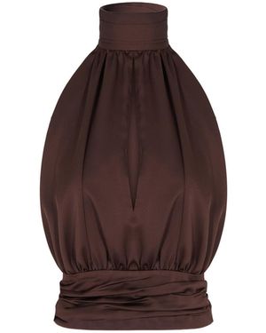 Herfetch Espresso Lace Top - Brown