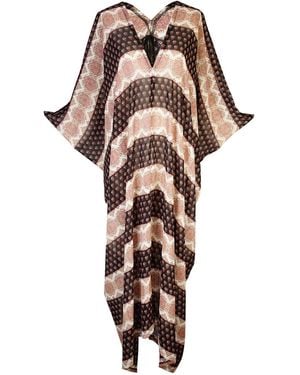 Jennafer Grace Galadriel Caftan Kaftan Dress - Brown