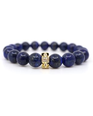 Shar Oke Lapis Lazuli Geometric Bracelet - Blue
