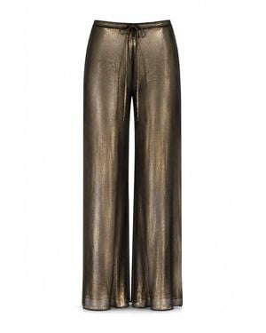 No'design Nightfall Sheer Pants - Metallic