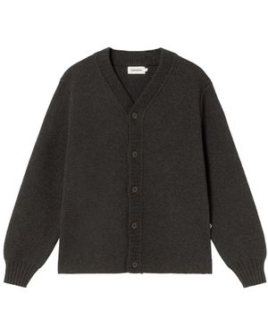 Thinking Mu Wool Nico Cardigan - Black