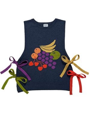 Mabli Fruit Bowl Vest - Blue