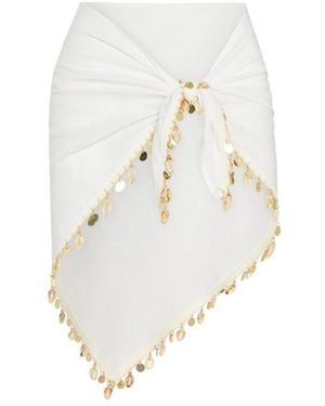 Aja Swimline Sereia Sarong - White