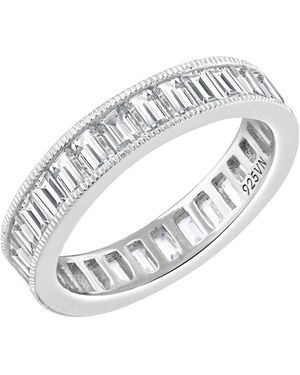 Diamonbliss Marilyn Monroe Baguette Eternity Ring - Metallic