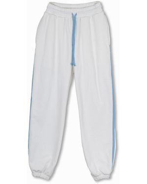 Bradford Row Sofia Baggy Sweatpant Stripe - Blue