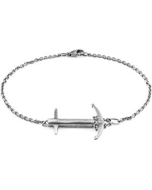 Anchor and Crew Admiral Anchor Chain Bracelet - Metallic