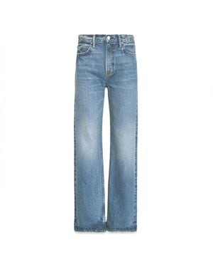 NOEND Selma Loose Straight Jeans - Blue