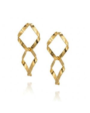 Jaredjamin Kira Plated Dangle Earrings - Metallic