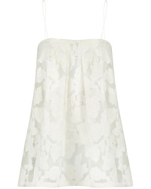Boutique Kaotique Flowy Top - White