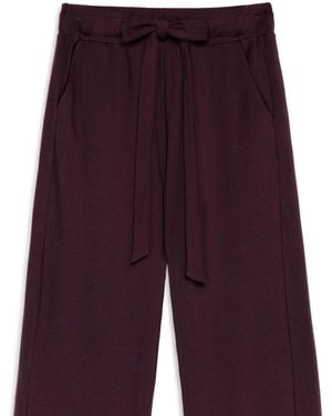 Weartwo London Goddess Wide Leg Trousers, Burgundy - Purple