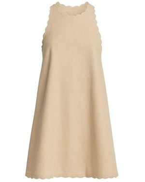Monlicia Neutrals Calia Mini Linen Dress - Natural