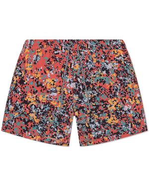 Playaluxe Tulum Volley Swim Trunk Confetti - Red