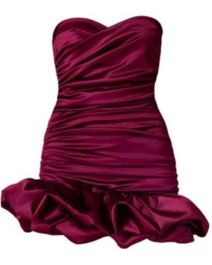 Nur Karaata Mia Mini Dress - Purple