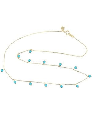 Artisan 18K Round Station Necklace - White