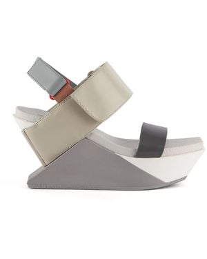 United Nude Delta Wedge Sandal - Grey