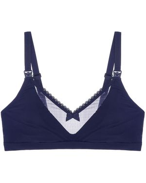 Journelle Victoire Maternity Wireless Bra Midnight - Blue