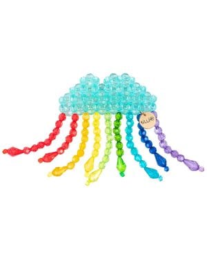 Tillie Beads Rainy Bead Hair Clip - Blue