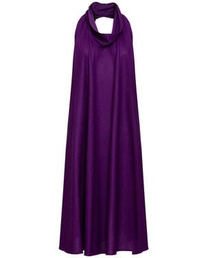 Bianca Popp Bareback Dress - Purple