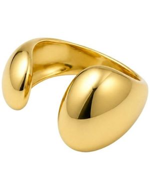 Uchi and Soto Kin Statement Open Ring - Metallic