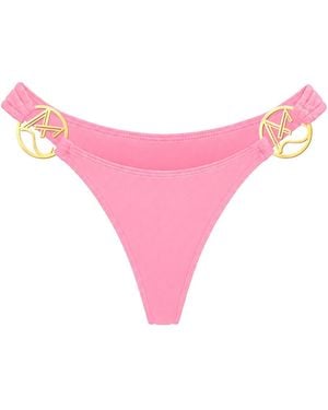 Maui X Lolita Classic Thong Bikini Bottoms - Pink
