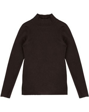 Rave on Trend Knit Turtleneck - Black