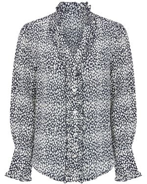 Guinea London Silk Top - Gray