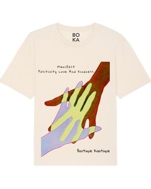 Boutique Kaotique Manifestation — Affirmation Organic Cotton Tee - White