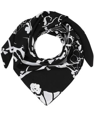 Mercy Delta Silk Habutai Imaginary Paradise - Black