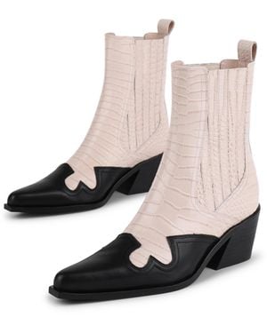 INTENTIONALLY ______ Houston Croc Western Boot - Multicolor