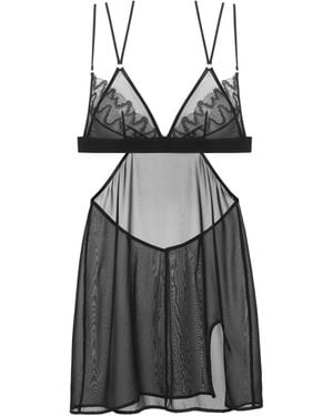 GOD SAVES QUEENS Stardust Mini Dress - Black