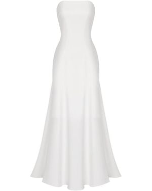 Elsava Long Dress - White