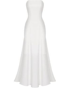 Elsava Long Dress - White