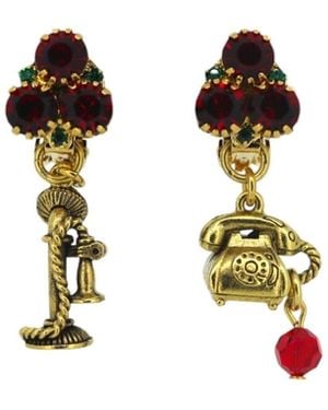 Vickisarge Yuletide Phone Charm Earrings - Multicolour