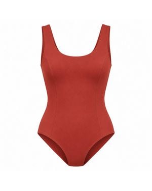 Rive & Rituel Larisa Bordeaux Bodysuit - Red