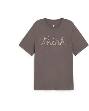 Thinking Mu Think Aaron T-Shirt - Grey