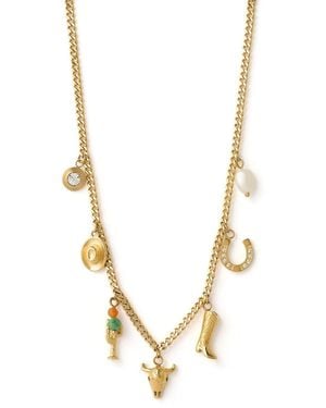 ARMS OF EVE Rodeo Charm Necklace - Metallic