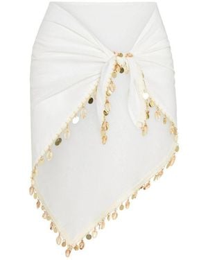 Aja Swimline Sereia Sarong - White