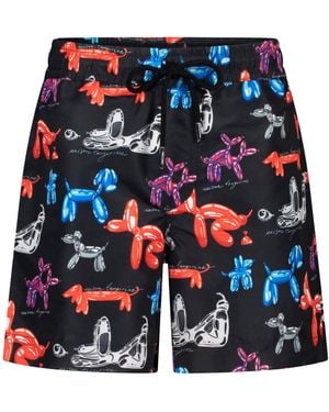Maison Tangerine Crazy Dogs Swim Shorts - Blue