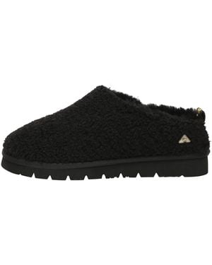 EverAu Australia Snipe Plush Ankle Slippers - Black