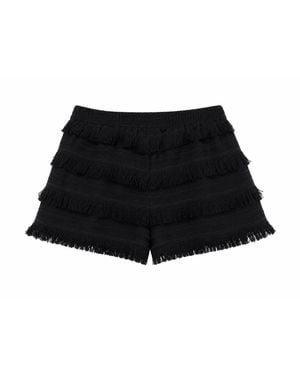 Mirimalist Fringe Short - Black