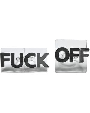 Studio Syg Fuck Off Ring Set - Black